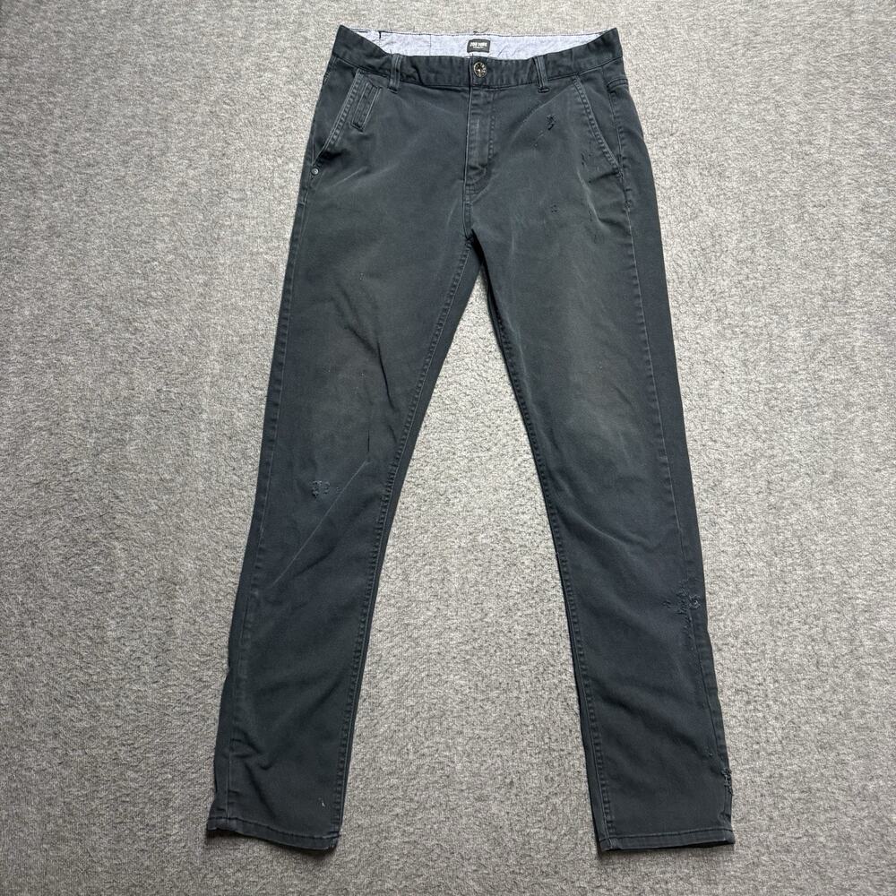 ZOO YORK Skinny Jean Pants Men's 30x30 Black Distressed Stretch